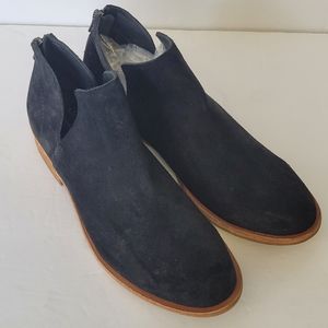 Renny KORK-EASE Bootie, Suede & Leather, Size 6, Black